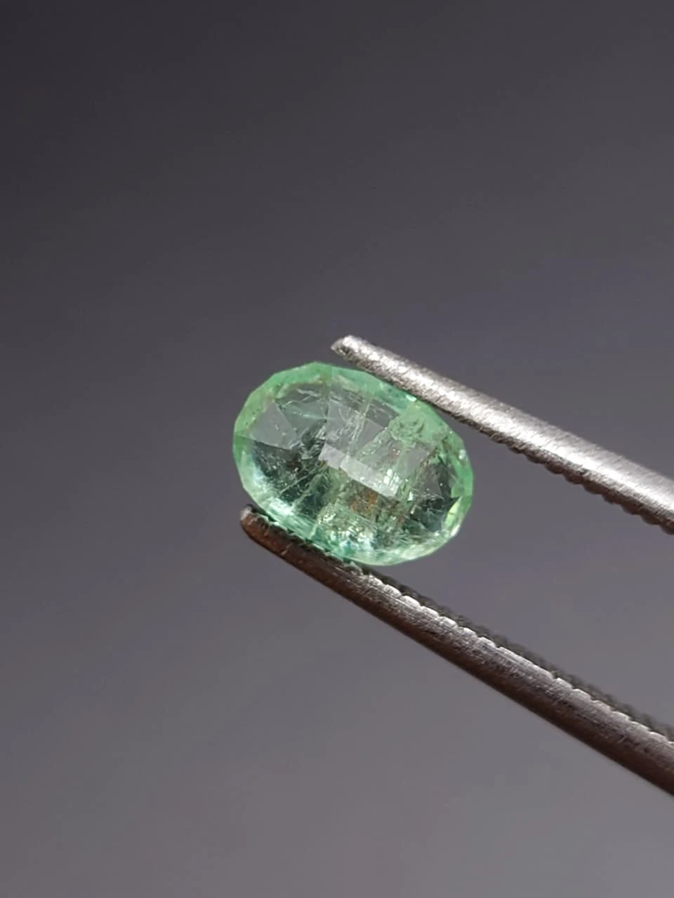0.84ct Natural Panjsher Emerald Cushion Faceted from Afghanistan — view 5